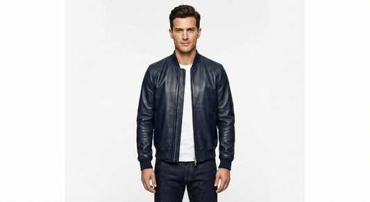 Men’s Classic Black Leather Jacket – Stylish & Durable Outerwear”