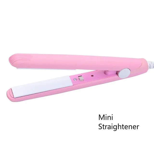 Mini Hair Straightener, Electronic Fast Hair Straightener Portable Mini Hair Flat Iron dubabuy